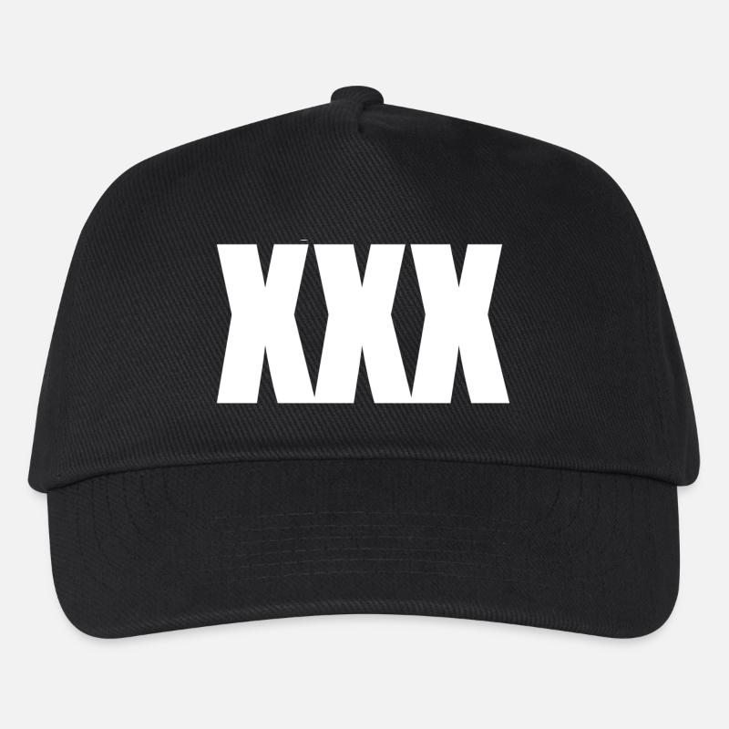 XXX - Kinder Basecap - Schwarz