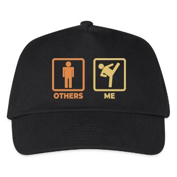 Figurines de kickboxeur - Casquette de baseball Enfant - noir - Devant