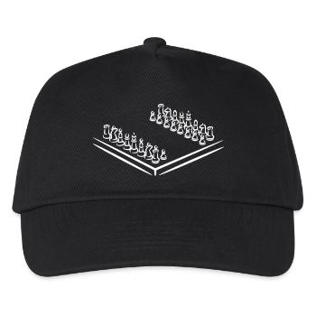 Échecs - Casquette de baseball Enfant - noir - Devant