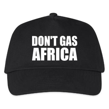don't gas africa - Kinder Basecap - Schwarz - Vorne