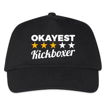 Average kickboxer - Kids’ Baseball Cap - black - Front