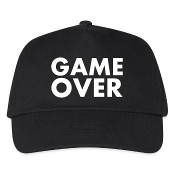 Game over - Casquette de baseball Enfant - noir - Devant