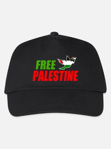 Free palestine - Kinder Basecap - Schwarz