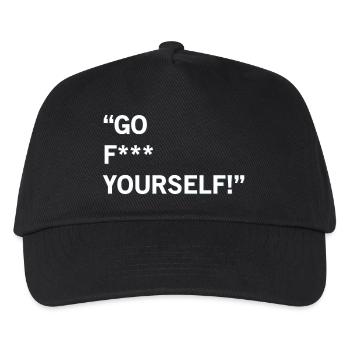 Allez-y vous-même - Casquette de baseball Enfant - noir - Devant