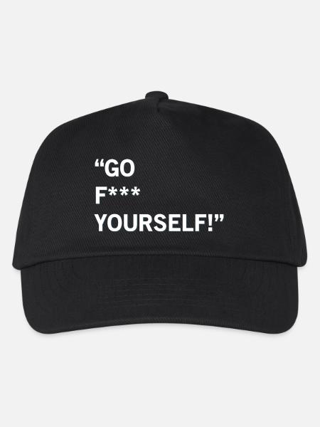Go F Yourself - Kinder Basecap - Schwarz