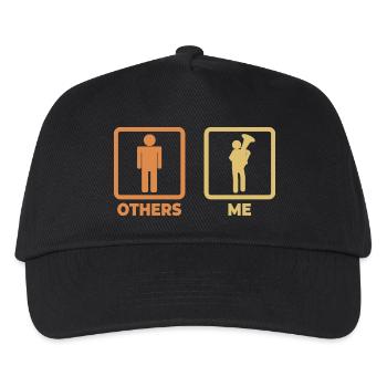 Figurines Tuba Stick - Casquette de baseball Enfant - noir - Devant