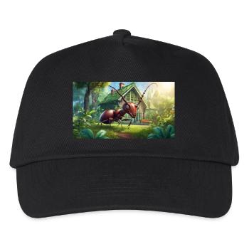 funny hooey an ant is as big as a house - Kids’ Baseball Cap - black - Front