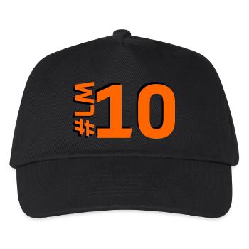 LM10-KARTON - Kinder Basecap - Schwarz - Vorne