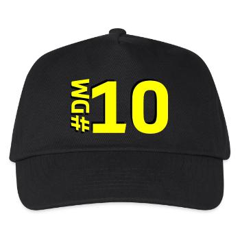 DM10-KARTON - Kinder Basecap - Schwarz - Vorne