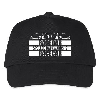 Voiture de course drôle orthographié à l’envers est pilote de voiture de course - Casquette de baseball Enfant - noir - Devant