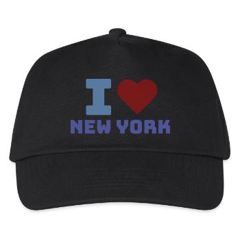 I LOVE NEW YORK - Kinder Basecap - Schwarz - Vorne