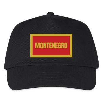 Montenegro Flag - Kids’ Baseball Cap - black - Front
