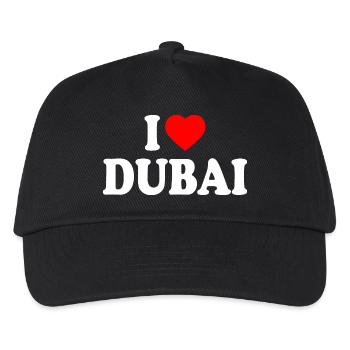 I love Dubai - Kids’ Baseball Cap - black - Front