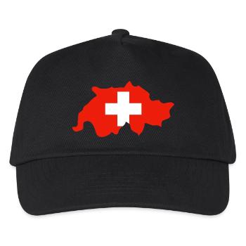 Switzerland - Kids’ Baseball Cap - black - Front