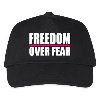 Freedom over fear - Kids’ Baseball Cap - black - Front