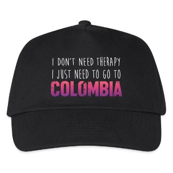 Colombia - Kids’ Baseball Cap - black - Front