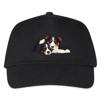 Australian Shepherds - Kids’ Baseball Cap - black - Front