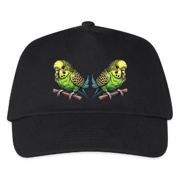 Perruche 2 - Casquette de baseball Enfant - noir - Devant
