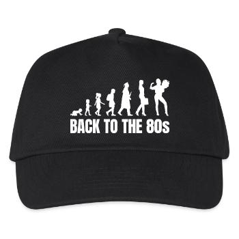80s Girls to Adults - Kids’ Baseball Cap - black - Front