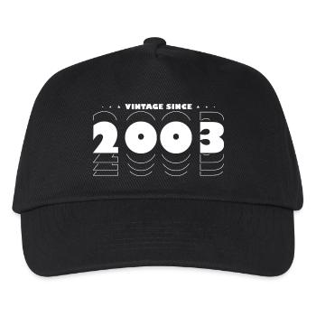 Vintage Bold Tribute to 2003 - Celebrate 22nd - Kids’ Baseball Cap - black - Front