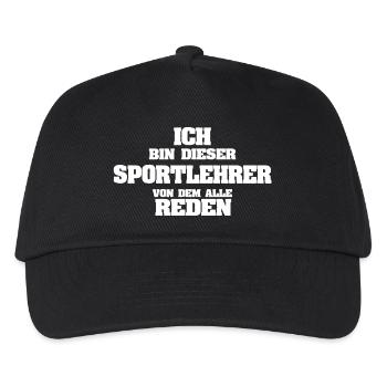 Beruf Sportlehrer - Kinder Basecap - Schwarz - Vorne
