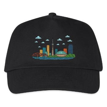 Toronto City, Canada - Kids’ Baseball Cap - black - Front
