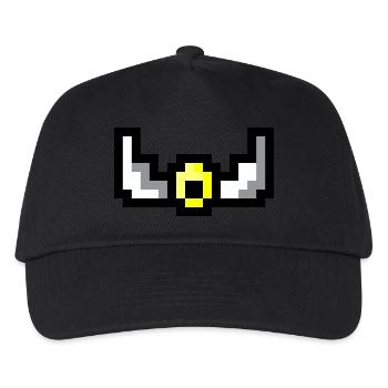 Pixel wings - Kinder Basecap - Schwarz - Vorne