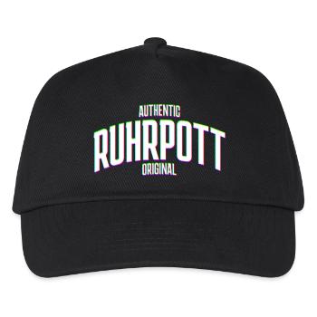 Ruhr Area Ruhrpott Original Glitch effect - Kids’ Baseball Cap - black - Front