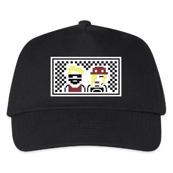 PETSCII: the band band - Kinder Basecap - Schwarz - Vorne