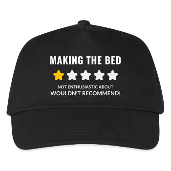 Whimsical Starry Bedtime Meme Design - Kids’ Baseball Cap - black - Front