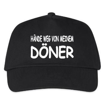 Döner - Kinder Basecap - Schwarz - Vorne
