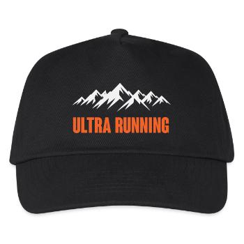 Ultra Running - Kids’ Baseball Cap - black - Front