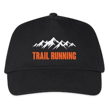 trail running - Kids’ Baseball Cap - black - Front