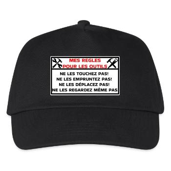 tools - Kids’ Baseball Cap - black - Front