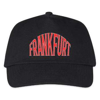 Frankfurt - Kinder Basecap - Schwarz - Vorne