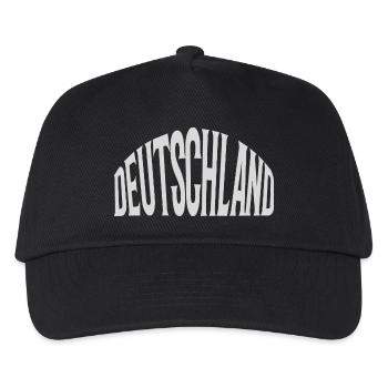 Deutschland - Kinder Basecap - Schwarz - Vorne
