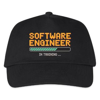 Software Developer in Training Debugging Humor - Kids’ Baseball Cap - black - Front