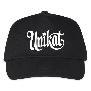 Unikat Einzigartig Individuell Selbstwert Unique - Kinder Basecap - Schwarz - Vorne