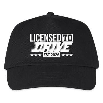 Driving License 2026 Driving Test Driving License Test - Kids’ Baseball Cap - black - Front
