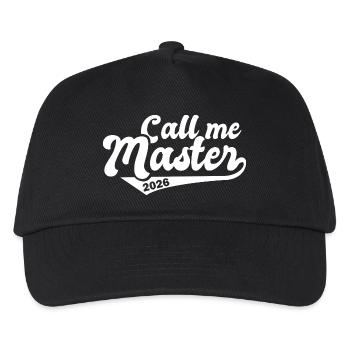 Master 2026 Graduation Graduation - Kids’ Baseball Cap - black - Front