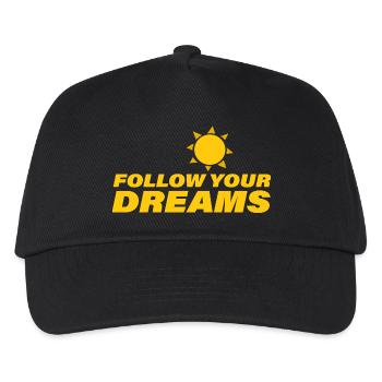 Follow Your Dreams - Kids’ Baseball Cap - black - Front