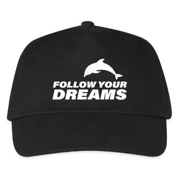 Suivez vos rêves - Casquette de baseball Enfant - noir - Devant