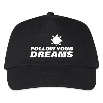 Follow Your Dreams - Kids’ Baseball Cap - black - Front