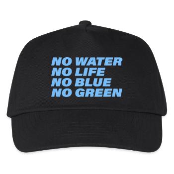 Water - Kids’ Baseball Cap - black - Front