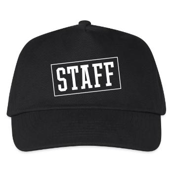 Staff - Kinder Basecap - Schwarz - Vorne