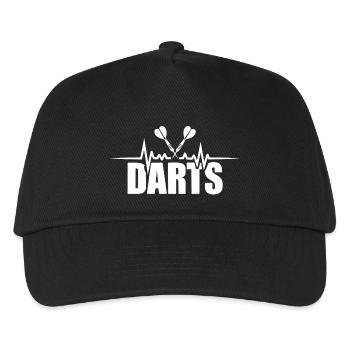 Darts heartbeat darts darts player - Kids’ Baseball Cap - black - Front