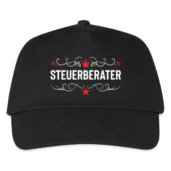 Steuerberater Beruf - Kinder Basecap - Schwarz - Vorne