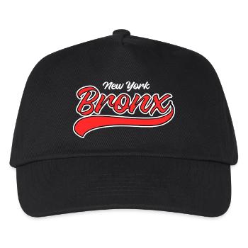 New York - Bronx - Kinder Basecap - Schwarz - Vorne