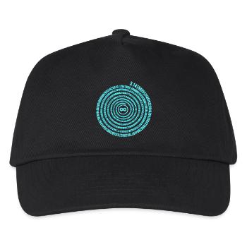 Nombre irrationnel Symbole pi Hélice à l’infini - Casquette de baseball Enfant - noir - Devant