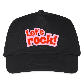 Lets Rock! - Kids’ Baseball Cap - black - Front